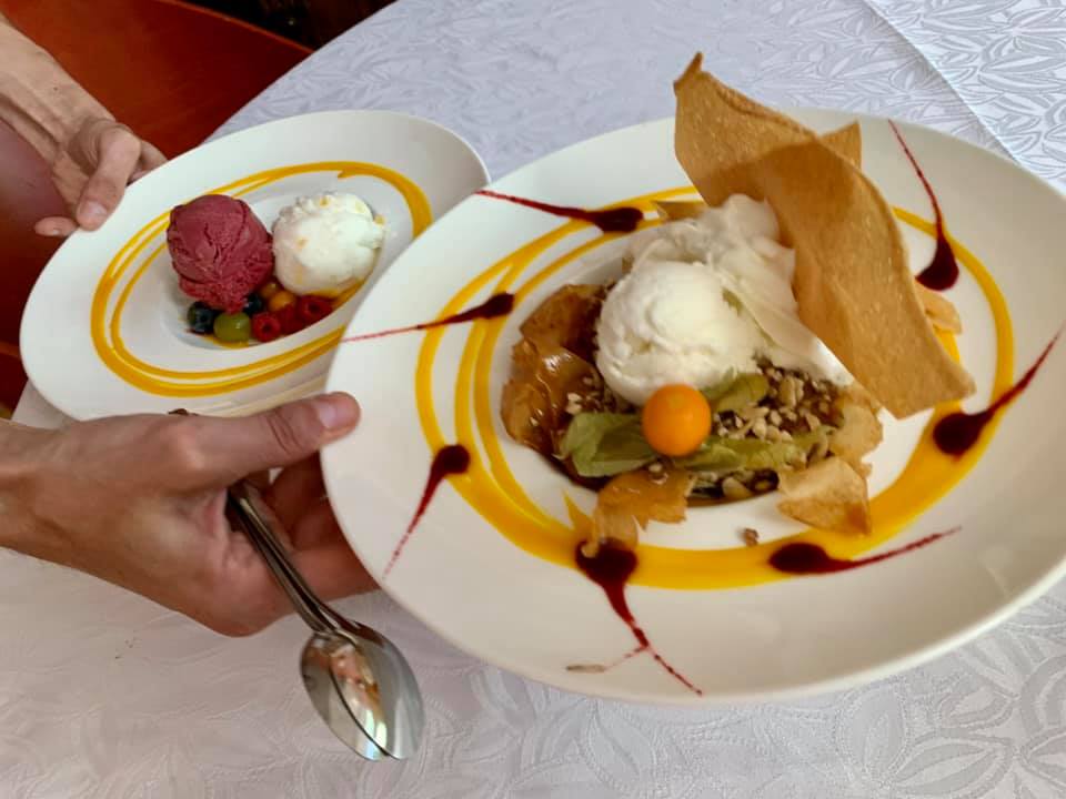 Exemple de menu du jour Restaurant Le Vinci Octobre 2020